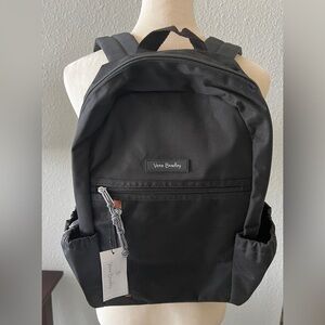 Vera Bradley Black Lighten Up Study Hall Backpack